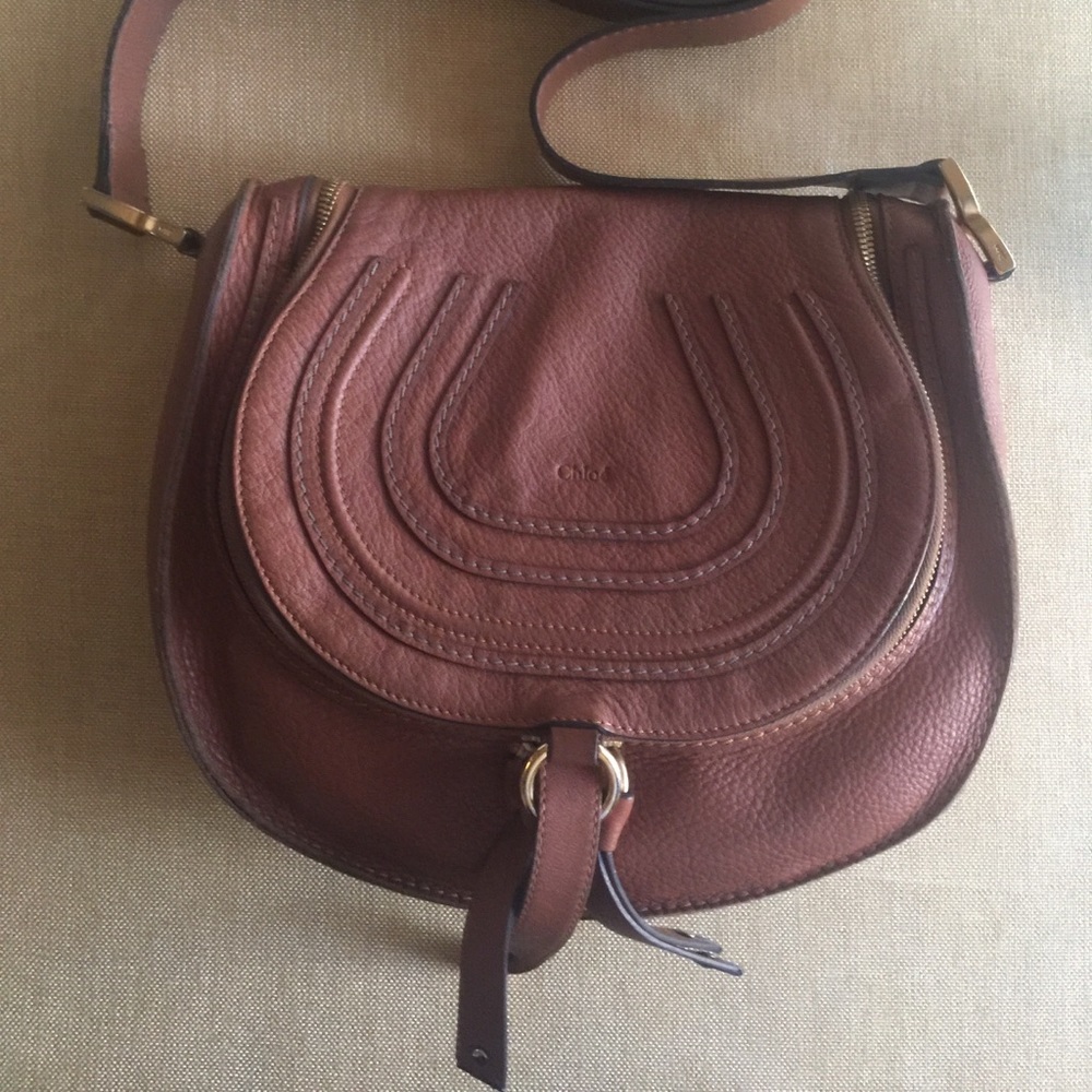 Chloe original brown cross body bag